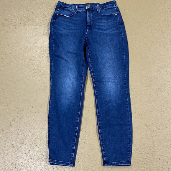 Talbots Curvy Dark Wash Denim Jegging Size 6 - Picture 1 of 10